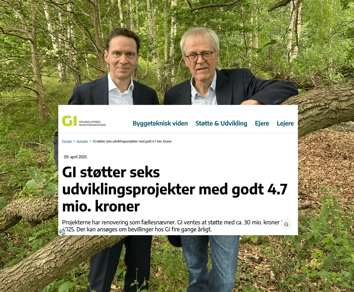 UDVIKLINGSPROJEKT FÅR STØTTE FRA GRUNDEJERNES INVESTERINGSFOND